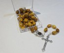 Holy Land rosary with holy soil