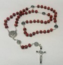 Saint Benedict rosary beads - black