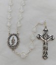 Crystal Rosary Beads - clear