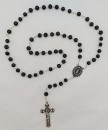 Crystal Rosary Beads - black