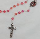 Crystal Rosary Beads - ruby