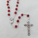 Murano Glass Rosary Beads - red