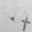 Clear Glass Rosary Beads