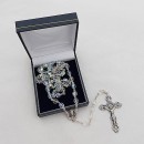 Clear Glass Rosary Beads