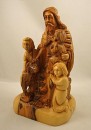 Jesus with Children statue - olive wood