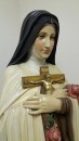 St Therese of Lisieux - wood carved statue - 52 inches