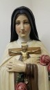 St Therese of Lisieux - wood carved statue - 52 inches
