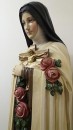St Therese of Lisieux - wood carved statue - 52 inches