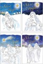 Deluxe Christmas Card Pack - Silent Night (pack of 12)