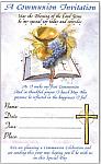 First Holy Communion Invitations