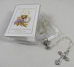 First Communion Rosary Beads