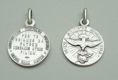 Holy Spirit medal - stamped medal