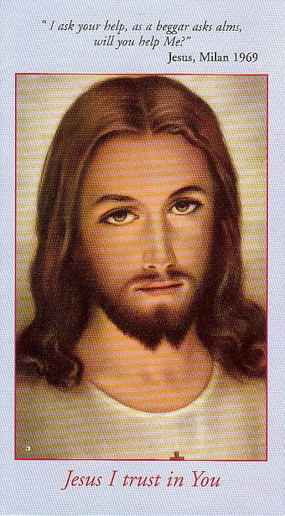 Leaflet: Jesus I Trust in You x10