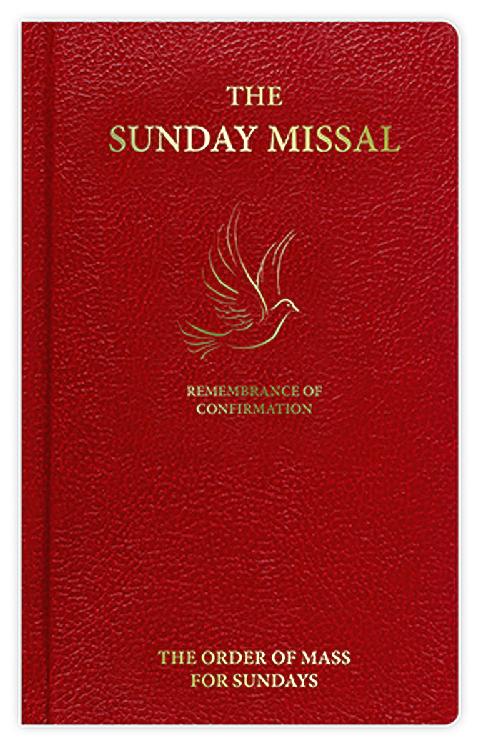 Confirmation Sunday Roman Missal - red