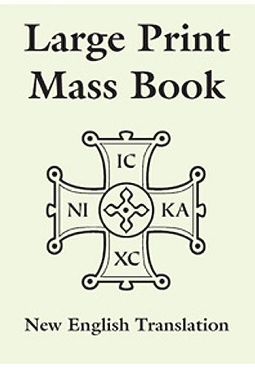 A Large Print Mass Book