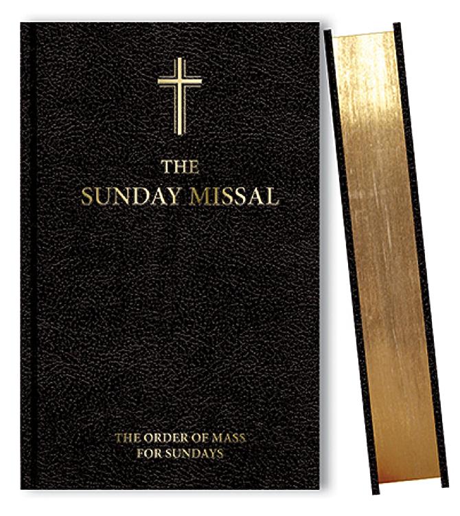 Sunday Missal - leatherette - black