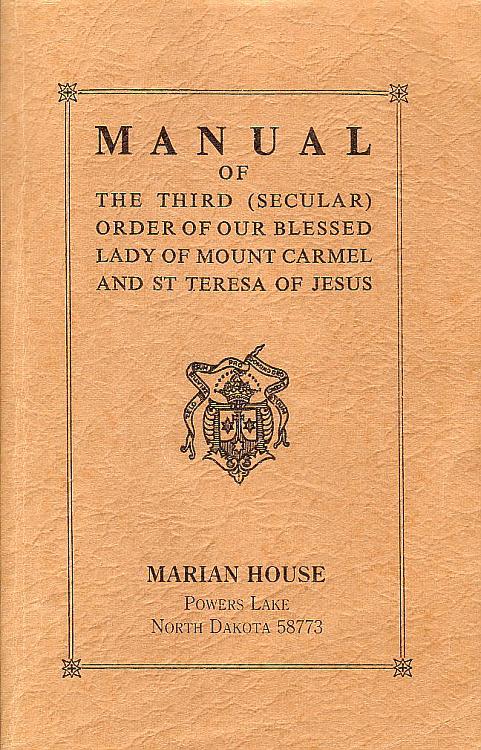 Manual of The Third Order of Mount Carmel