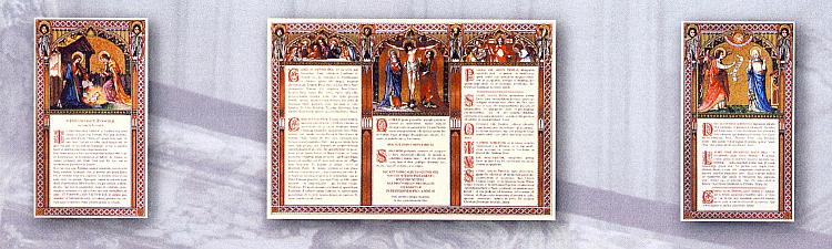Latin Mass Altar Card Set - Ornate
