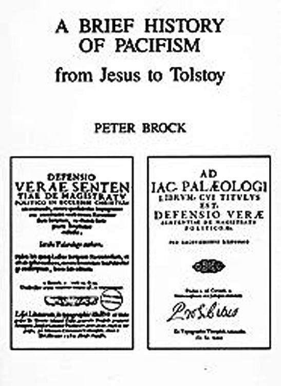 A Brief History of Pacifism: from Jesus to Tolstoy