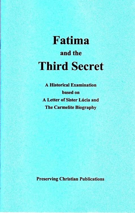 Fatima and the Third Secret (old edition)