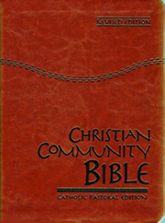 Christian Community Bible - Brown Leather