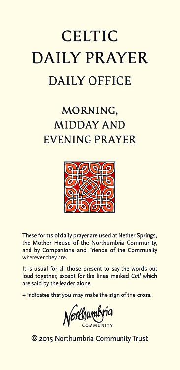 Celtic Daily Prayer: Daily Office Card