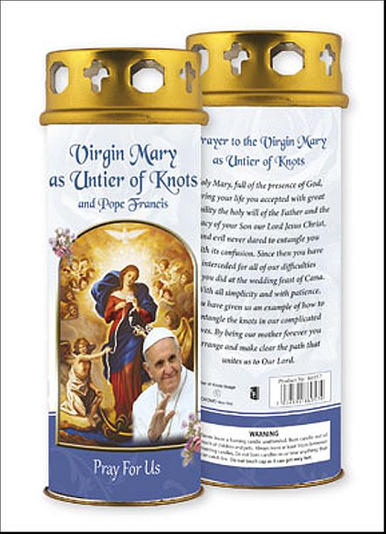 Our Lady Untier of Knots Candle