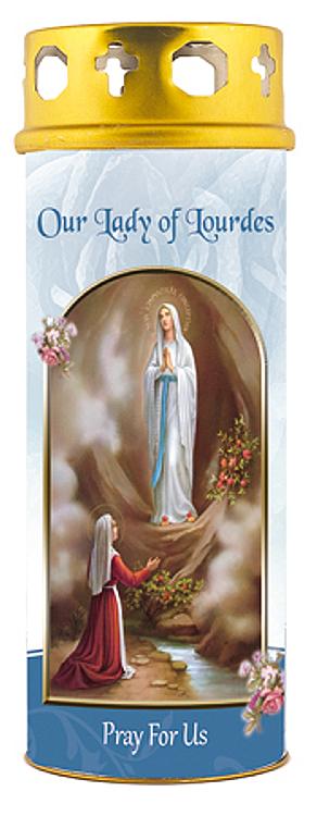 Our Lady of Lourdes Candle