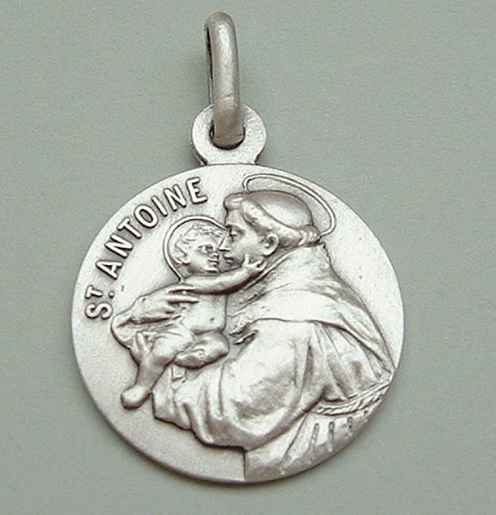 St Anthony medal - stamped medal