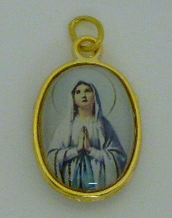 Picture medal - Our Lady of Lourdes