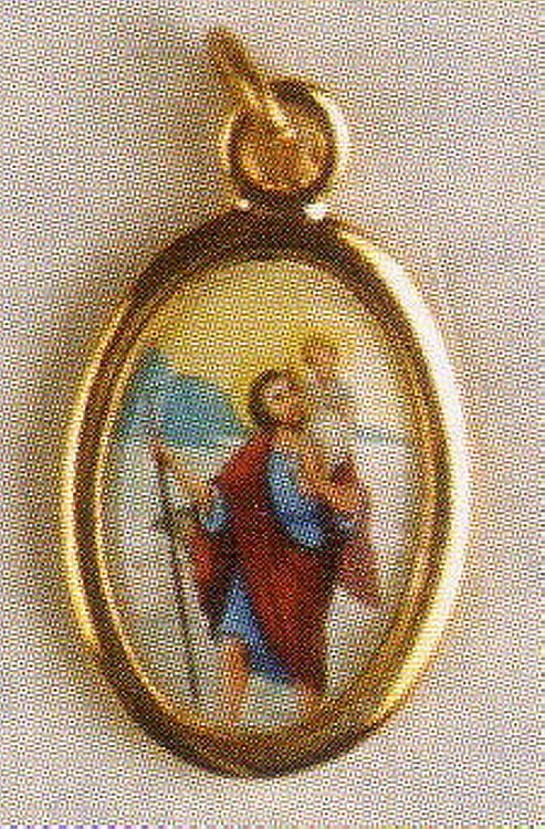 Picture medal - St Christopher