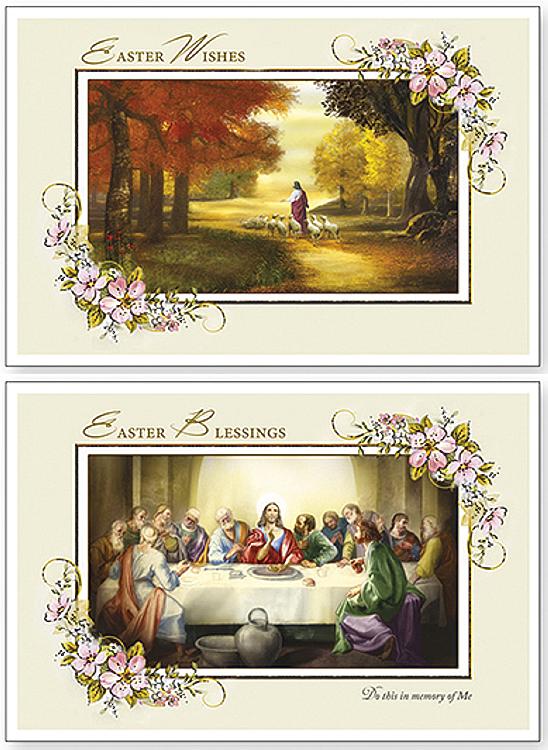 Easter Card pack - Last Supper/Good Shepherd (Pack of 6)