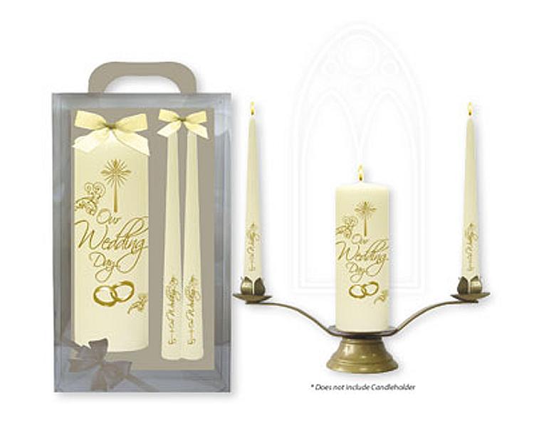 Wedding Candle set - ivory