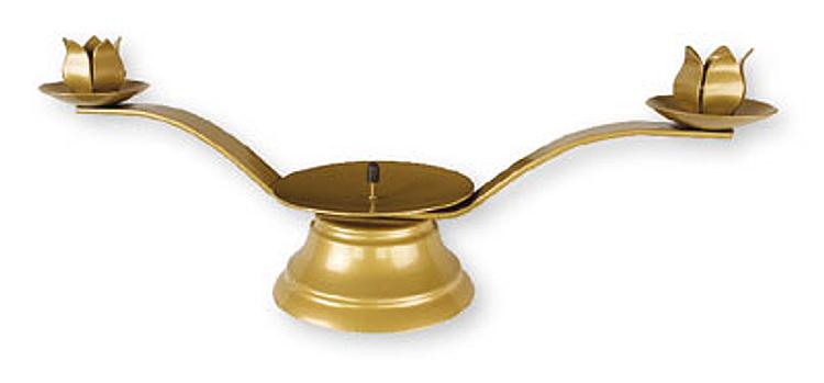 Wedding Candle stand - gold
