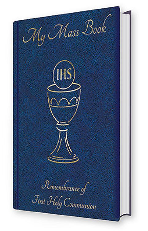 First Holy Communion Mass and Prayer Book - blue