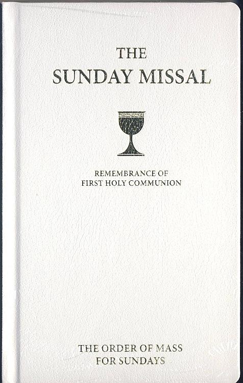 First Communion Missal - white
