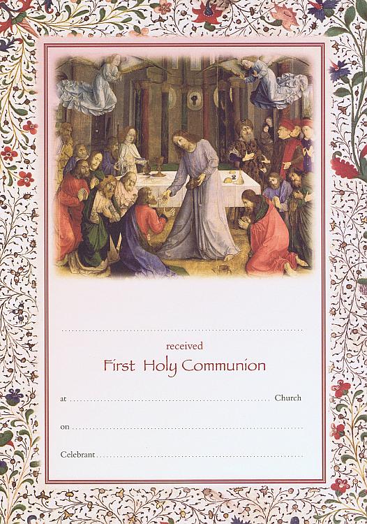 Communion Certificate - First Holy Communion x 12