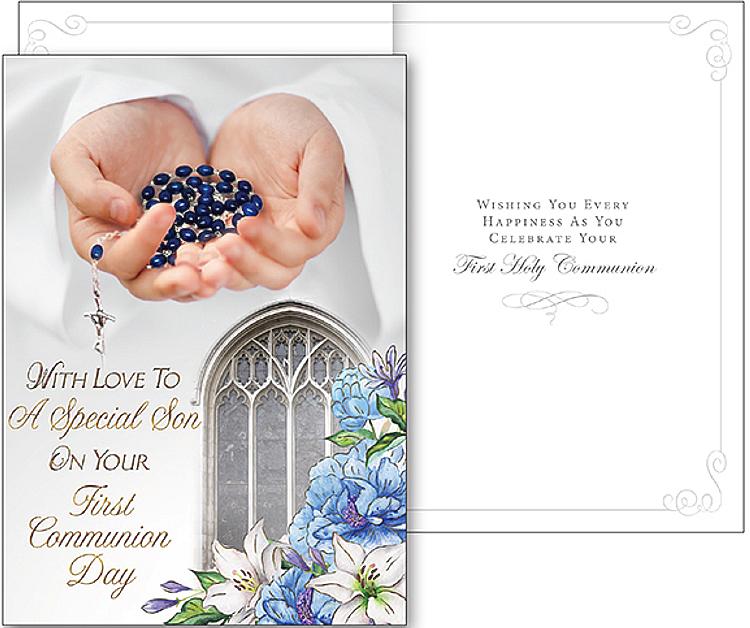 First Communion Card - Special Son