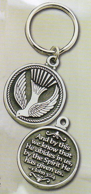 Confirmation Holy Spirit Dove key-ring