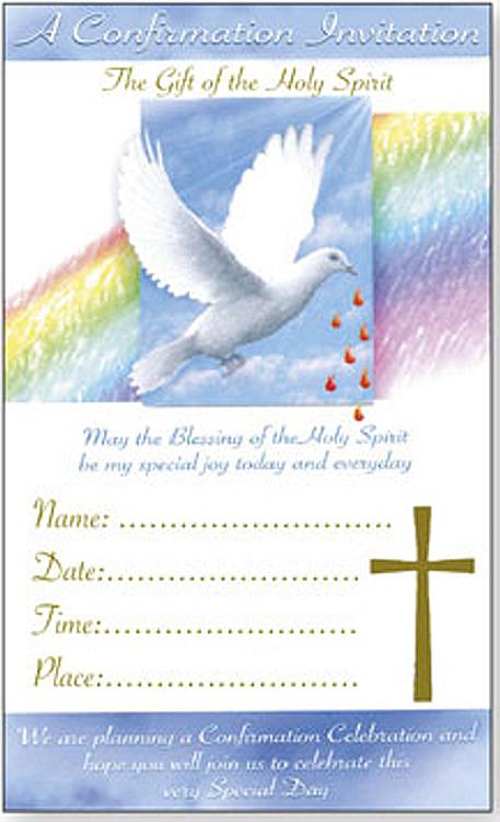 Confirmation Invitation Card Pack