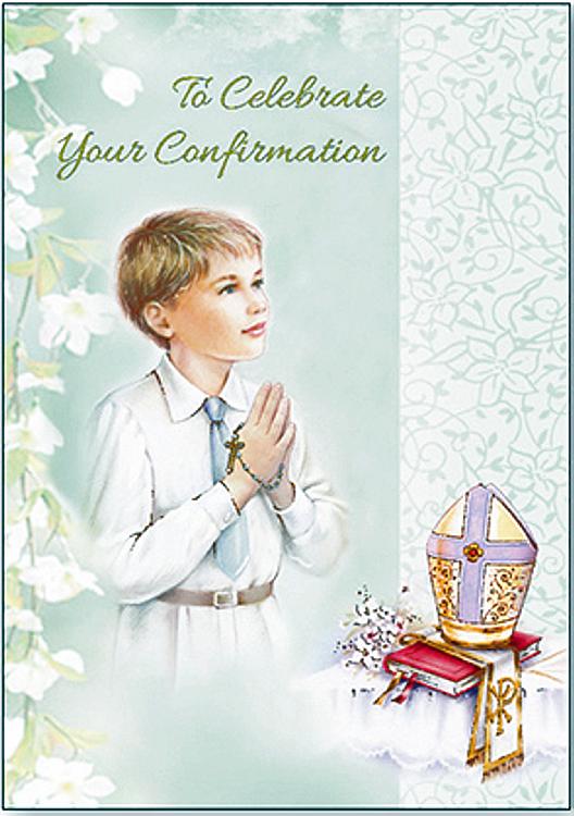 Boy Confirmation Card - Celebrate