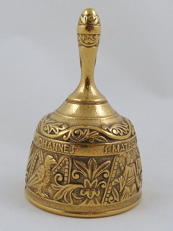 Brass Evangelist bell - 12.5 cm
