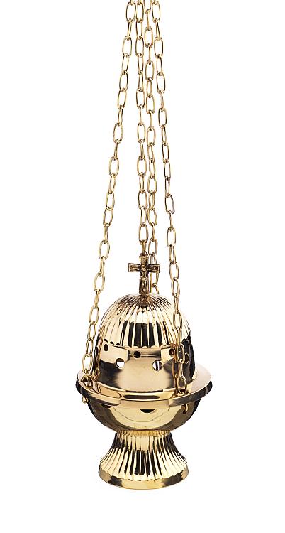 Hanging Censer with Crucifix - 18 cm