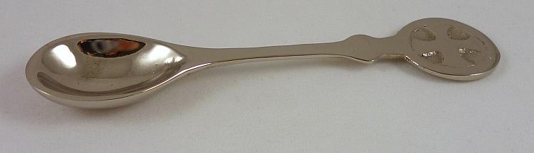 Nickel plated Brass Incense Spoon