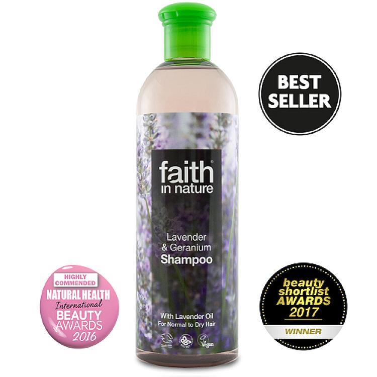 Faith Lavender and Geranium Shampoo - 400 ml