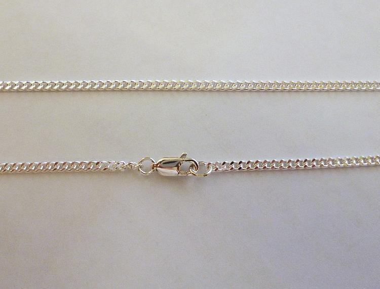 Large sterling silver chain - 28 inch
