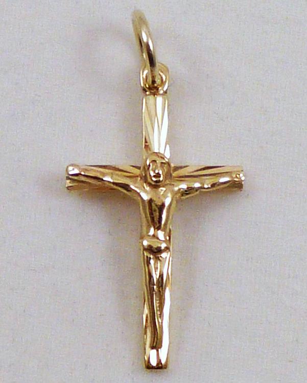 Gold Crucifix - 24mm