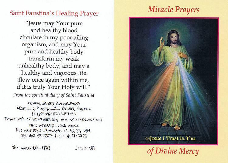 Miracle Prayers of Divine Mercy x 10