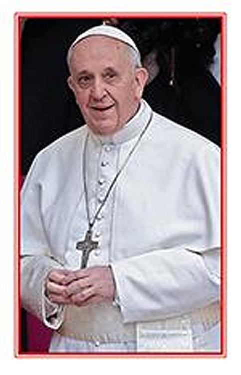 Pope Francis Prayer Card x 10