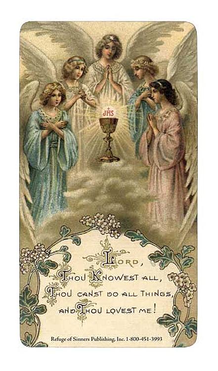 Act of Spiritual Communion Prayer card